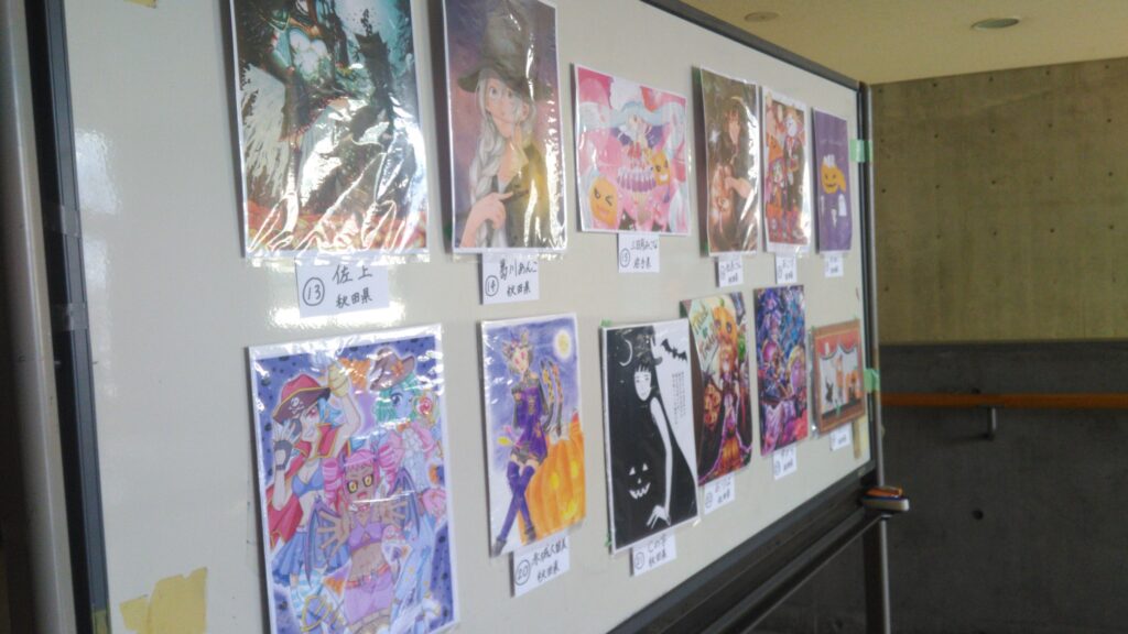 第２回アキケット会場展示の様子